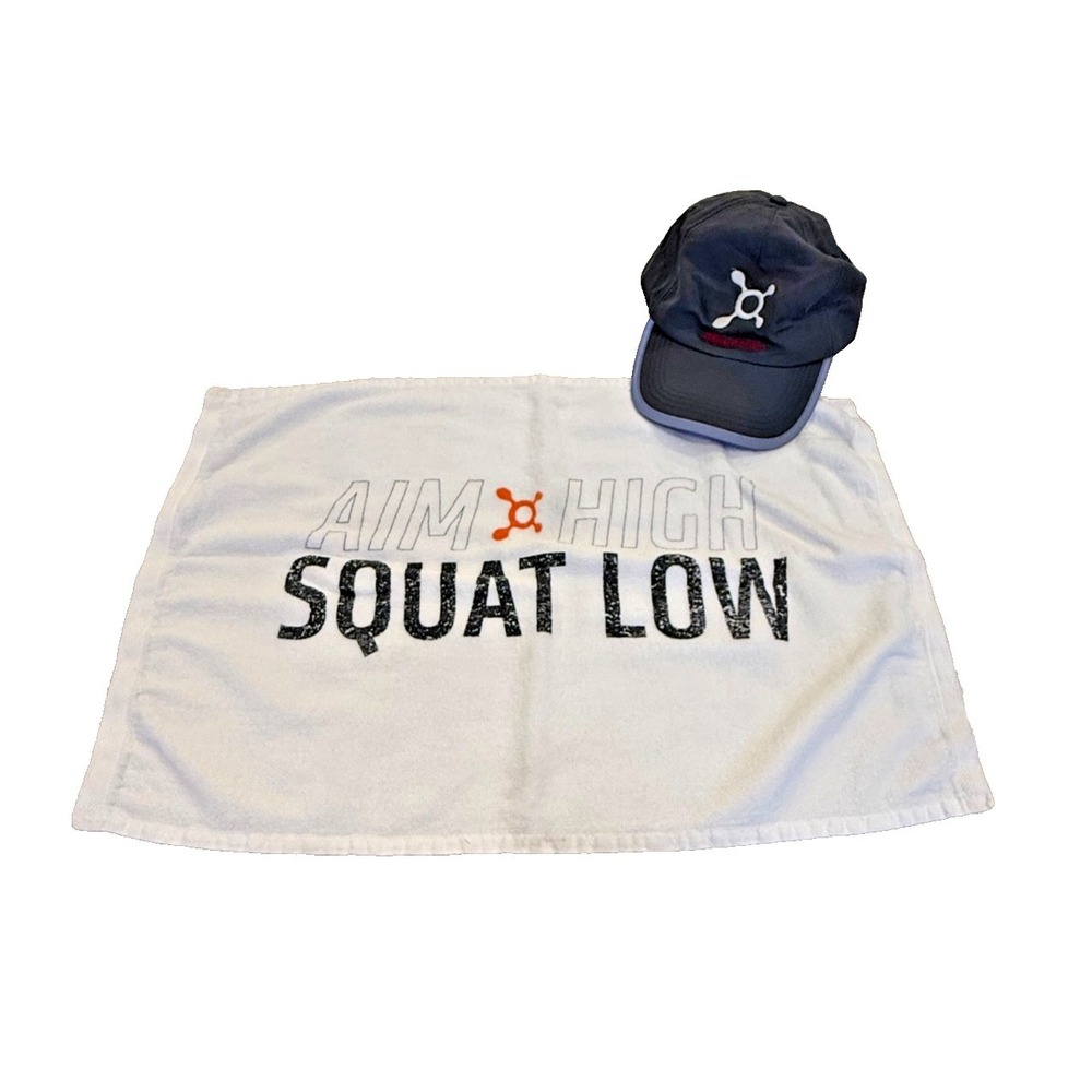 Orange Theory Fitness OTF Workout Towel and Hat